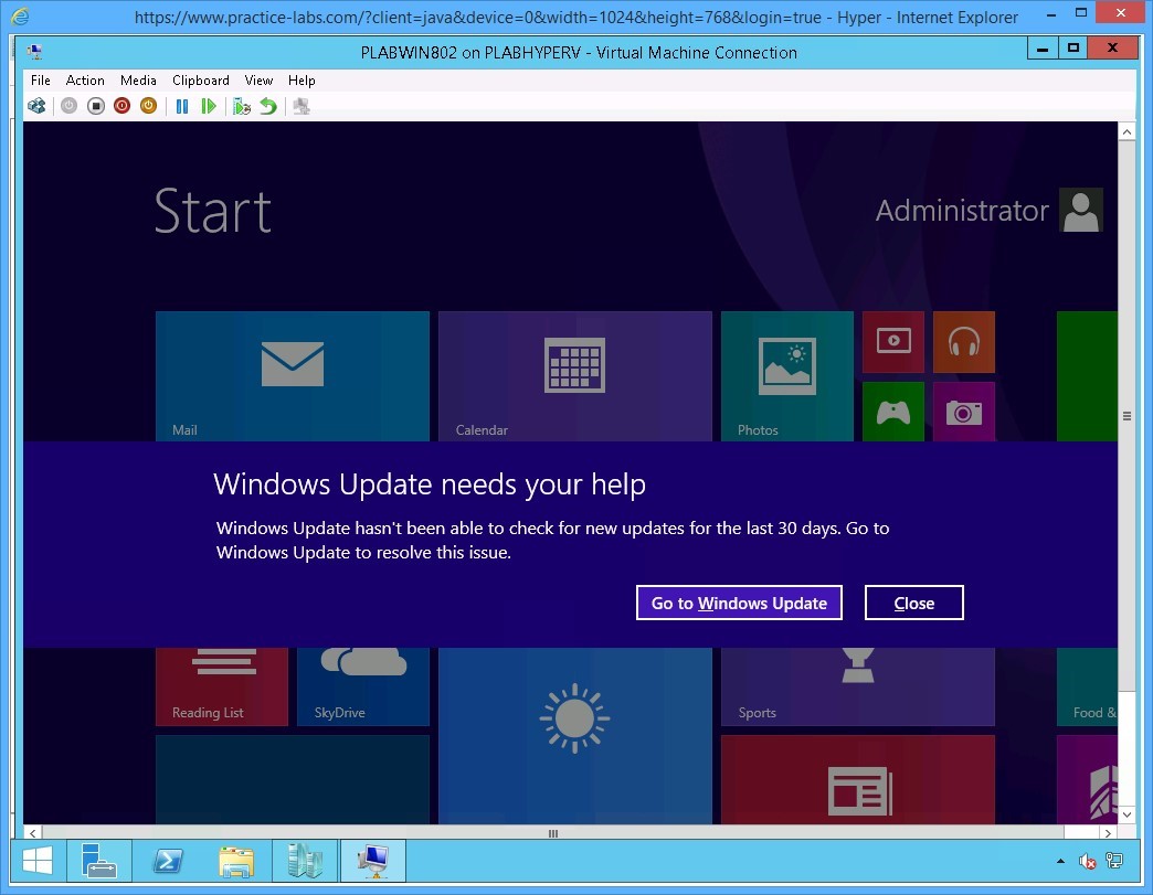 Figure 2.5 Screenshot of the device PLABHYPERV
